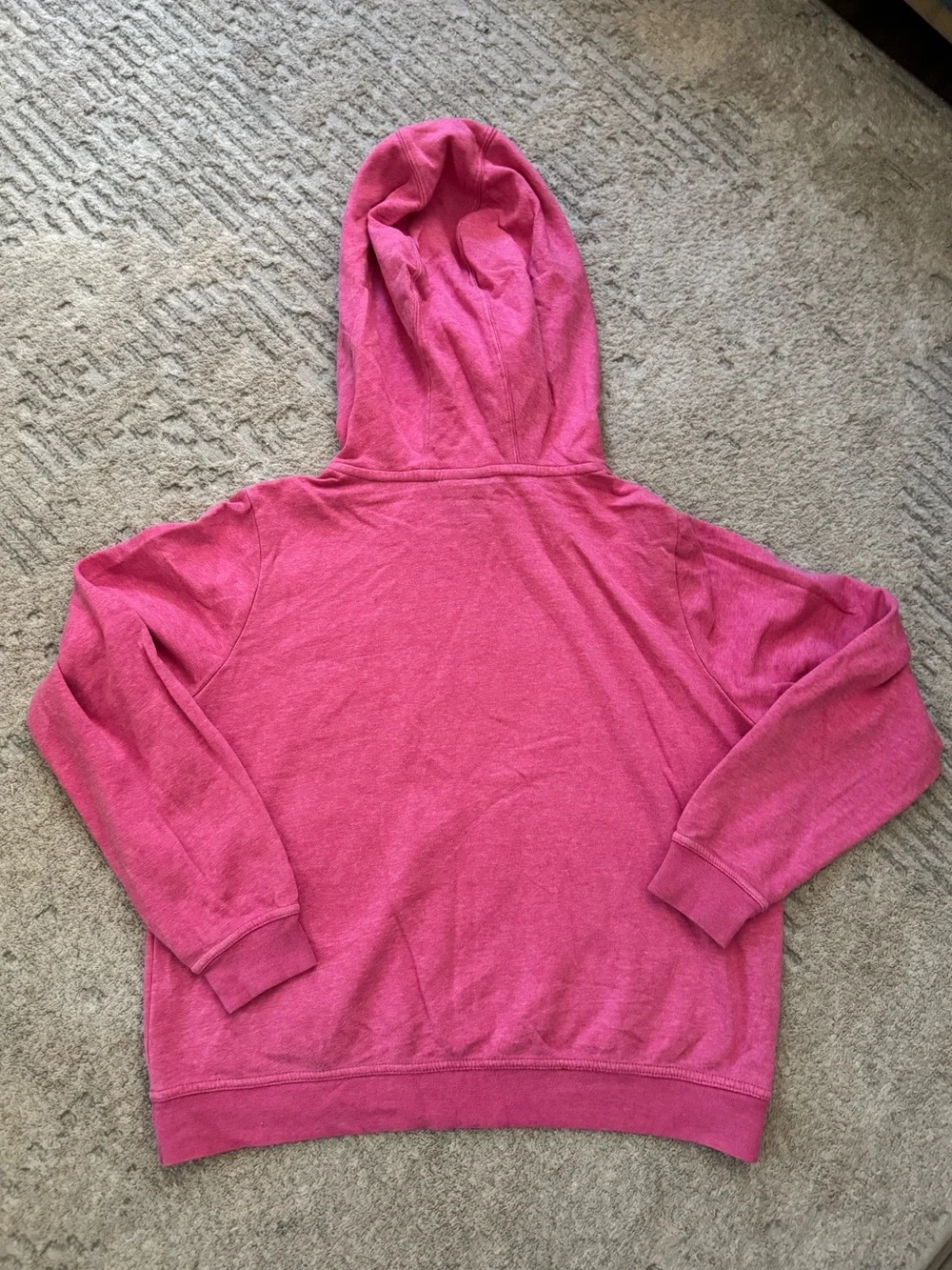 Nike Pink Women's Funnel Neck Hoodie Pullover Sweatshirt Size M
